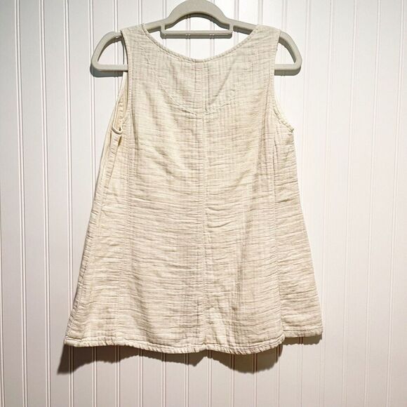 Kleen Cream Slub Cotton Tank Size Small - Picture 5 of 5